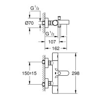 TERMOSTATICA BAÑO GROHTHERM 1000 GROHE